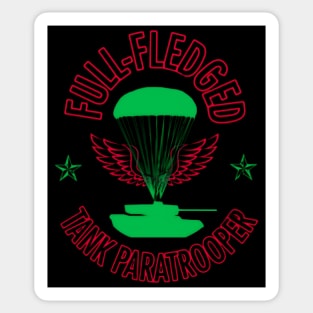 Tank Paratrooper Sticker